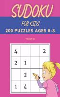 Sudoku For Kids 200 Puzzles Ages 6-8 Volume 13: 4x4 Puzzles & Solutions