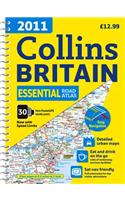 Collins 2011 Essential Road Atlas Britain