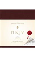 NRSV, XL Edition with the Apocrypha, Bonded Leather, Burgundy
