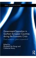 Government-Opposition in Southern European Countries During the Economic Crisis