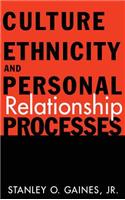 Culture, Ethnicity, and Personal Relationship Processes
