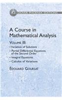 Course in Mathematical Analysis: Variation of Solutions Partial Differential Equations of the Second Order