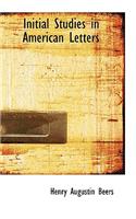 Initial Studies in American Letters