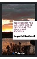 Conferences for Men