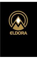 Eldora: Colorado Notebook For Work, Home or School With Lined College Ruled White Paper. Note Pad Composition Journal For Skiing And Snowboarding Fans. Back