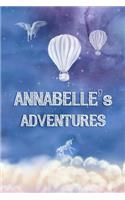 Annabelle's Adventures: A Softcover Personalized Keepsake Journal for Baby, Custom Diary, Writing Notebook with Lined Pages