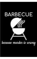 Barbecue Because Murder Is Wrong