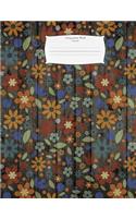 Composition Book Flowers9