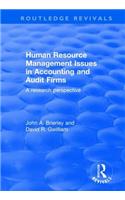 Human Resource Management Issues in Accounting and Auditing Firms