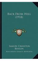 Back From Hell (1918)