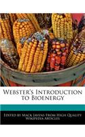 Webster's Introduction to Bioenergy