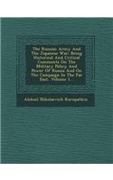 The Russian Army and the Japanese War