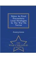 Police as First Preventers