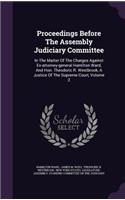Proceedings Before the Assembly Judiciary Committee
