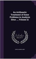 Arithmetic Treatment of Some Problems in Analysis Situs ..., Volume 21