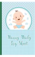 Nanny Daily Log Sheet