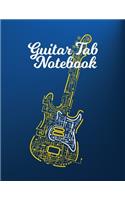 Guitar Tab Notebook: Blank Music Journal for Guitar Music Notes - Guitar Tablature Blank Notebook Chords Guitarists Sheet Music Journal Musician Gift