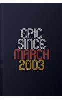 Epic Since March 2003