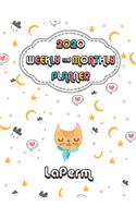 2020 LaPerm Cat Planner: Weekly & Monthly with Password list, Journal calendar for LaPerm Cat owner: 2020 Planner /Journal Gift,133 pages, 8.5x11, Soft cover, Mate Finish