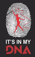 It's In My Dna: : Rhythmic Gymnast Notebook Gymnastic Practice Writing Diary Ruled Lined Pages Book 120 Pages 6 x 9 softcover Gift for Gymnasts