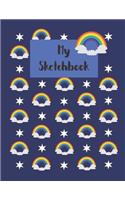 Sketchbooks For Kids: Cute kids sketchbook, 8.5 x 11, 108 pages, blank paper for sketching, doodling or drawing