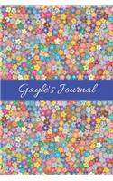 Gayle's Journal: Cute Personalized Name College-Ruled Notebook for Girls & Women - Blank Lined Gift Journal/Diary for Writing & Note Taking