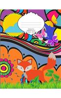 Abstract Fox Notebook