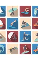 Swimming Notebook: Water Sport Trainer Journal Book Ruled Lined Page Writing Girl Boy Men Women Coach Swimming Pool Swimmer Diary Record Plan Note Pad Composition Note(8 Swimming Notebook)
