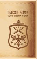 Dungeon Master Player Companion Notebook