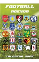 Football Agenda and Coloring Book