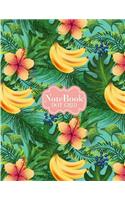 Notebook Dot-Grid: Summer Aloha Cover: Notebook For Journaling, Doodling, Creative Writing, School Notes, and Capturing Ideas,120 Dot-Grid pages, 8.5" x 11"