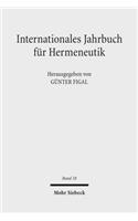 Internationales Jahrbuch Fur Hermeneutik