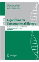 Algorithms for Computational Biology