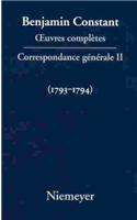 Oeuvres ComplÃ¨tes, II, Correspondance 1793-1794