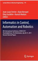 Informatics in Control, Automation and Robotics