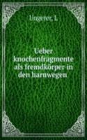 Ueber knochenfragmente als fremdkorper in den harnwegen