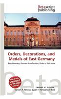 Orders, Decorations, and Medals of East Germany