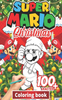 Super mario Christmas Coloring Book