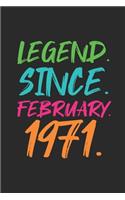 Legend Since February 1971