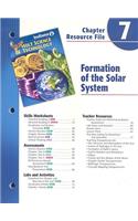 Indiana Holt Science & Technology Chapter 7 Resource File: Formation of the Solar System