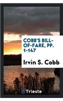 COBB'S BILL-OF-FARE, PP. 1-147