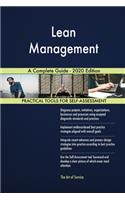 Lean Management A Complete Guide - 2020 Edition