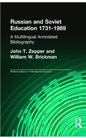 Russian and Soviet Education 1731-1989