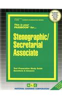 Stenographic/Secretarial Associate: Passbooks Study Guide