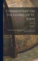 Commentary On The Gospel Of St. John