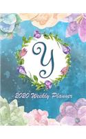 Y - 2020 Weekly Planner