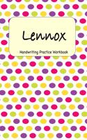 Lennox - Handwriting Practice Workbook
