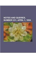 Notes and Queries, Number 231, April 1, 1854