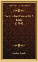 Poems and Essays by a Lady (1786)