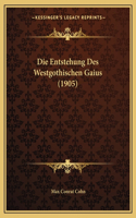 Die Entstehung Des Westgothischen Gaius (1905)